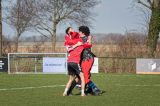 Gekostumeerd voetbal S.K.N.W.K. 1, 2, 3 en JO19-1 (26-02-2022) (57/69)